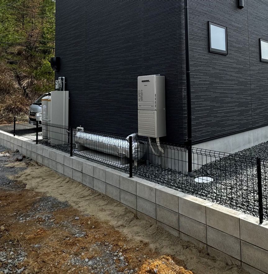 京都府綾部市 新築 戸建ての設置事例